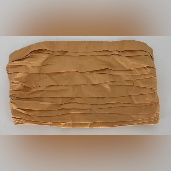 Abercrombie & Fitch Strapless Poplin Ruched Top - Picture 1 of 9